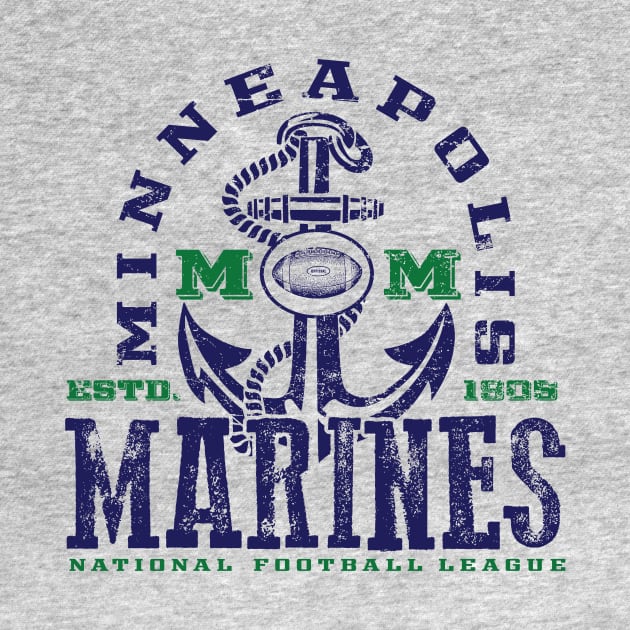 Minneapolis Marines Football by MindsparkCreative